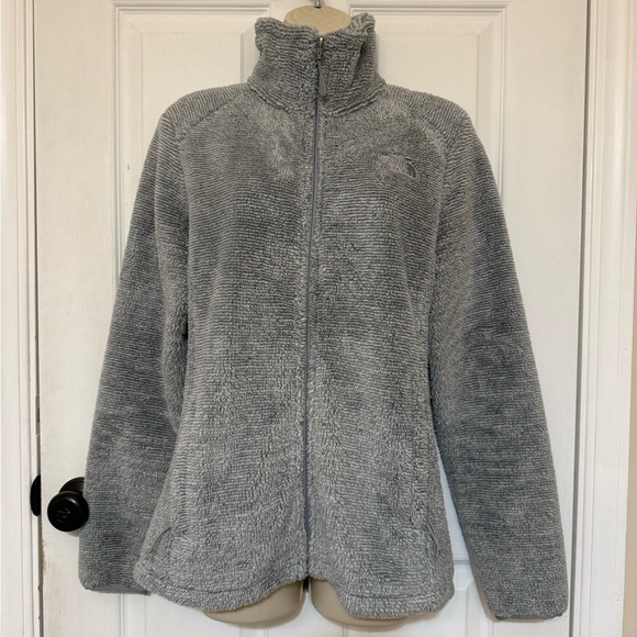 The North Face Osito Gray Full Zip Fleece Jacket Women’s M - Picture 2 of 13